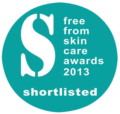Angela Langford Skincare was SHORTLISTED in the 2013 Free From Beauty Awards