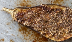 roasted chia & aubergines